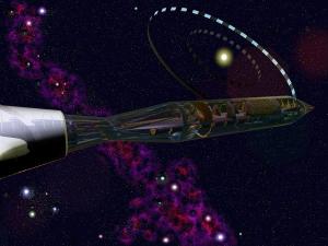 Ships: This image depicting Lying Bastard and the Ringworld were created by Perry Papadopoulos. These images are taken from an animated movie, also available on the site on the "Media" section.